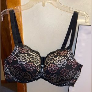 Torrid black lace bra